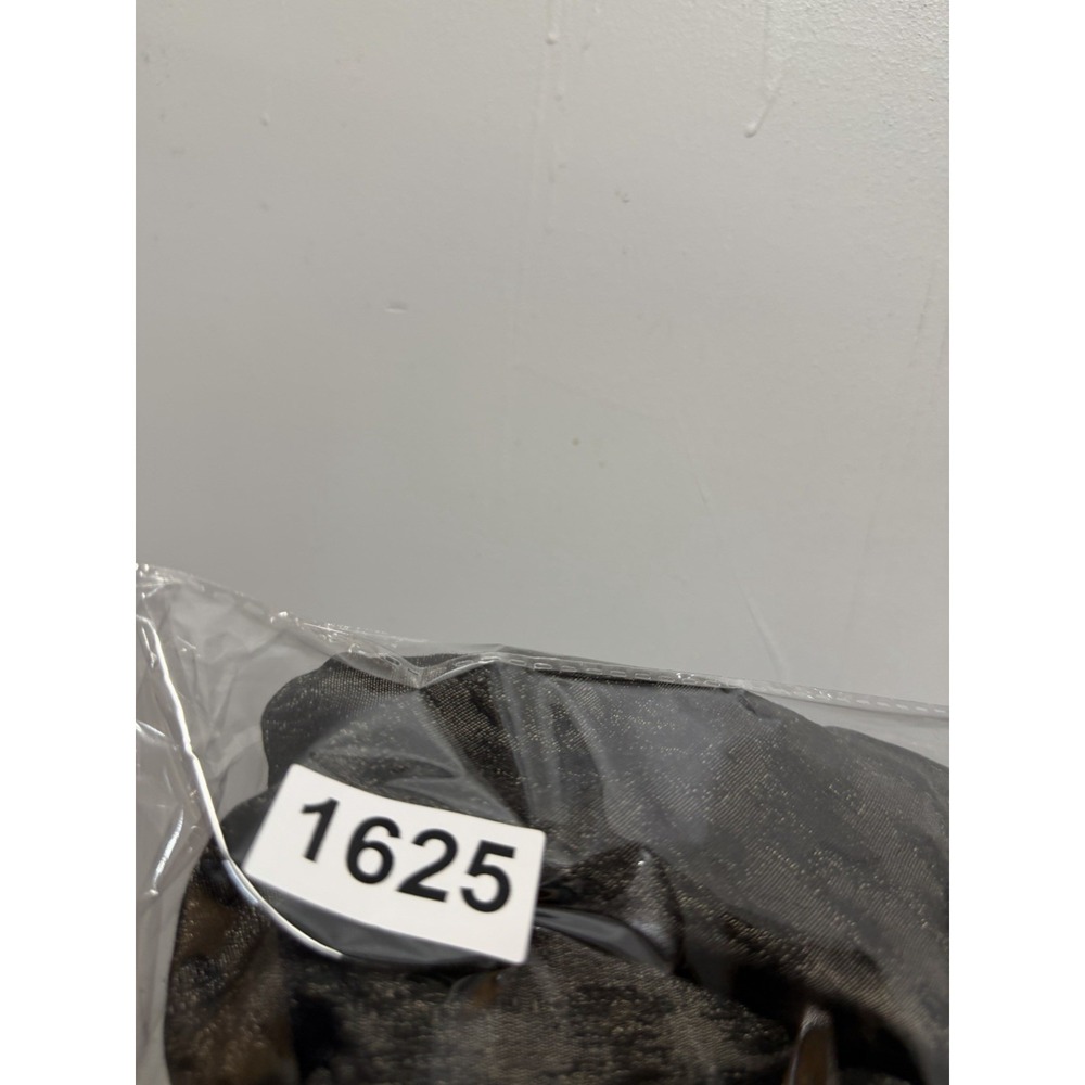 Eileen Fisher Metallic Jacquard Long Topper Coat Black Bronze Silk Cotton Blend - Picture 12 of 12